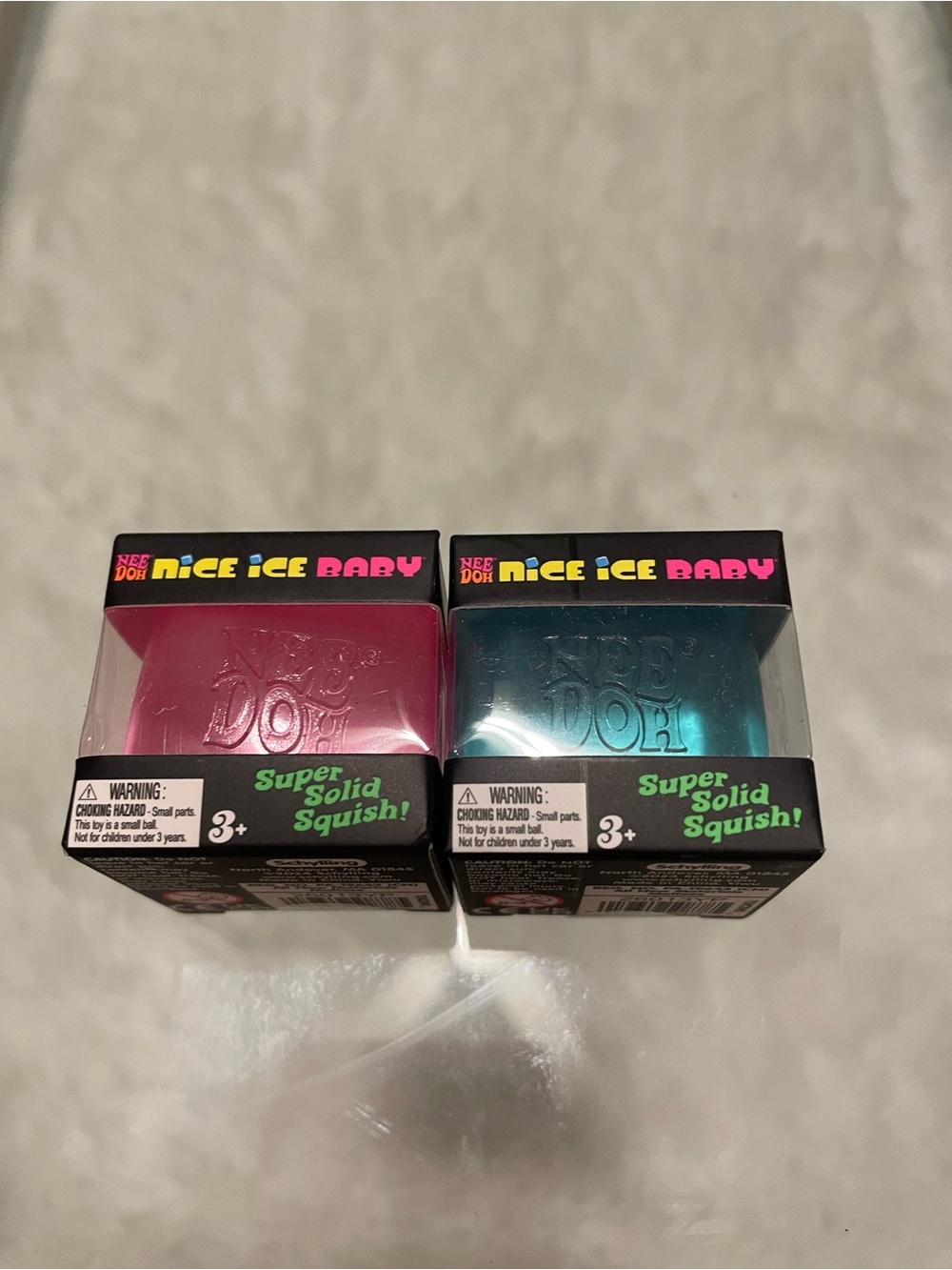 Pack of 2-Nice Ice Baby Mini Needoh (Pink & Teal)